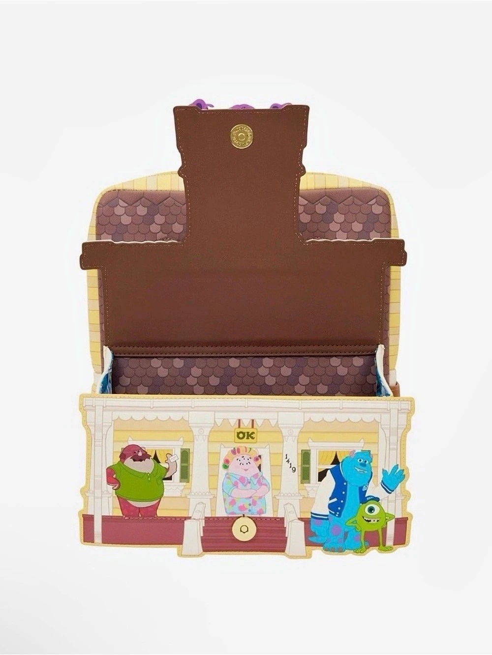 Loungefly Monsters University Oozma Kappa House Figural Mini Backpack NWT - Picture 3 of 4